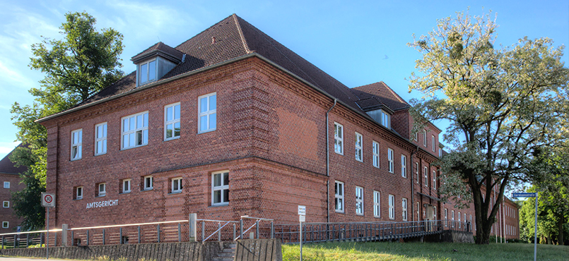 Das Gerichtsgebäude des Amtsgericht Ludwigslust